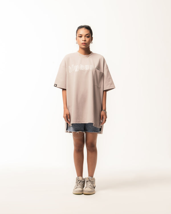 BIGBONES °03 POCKET TEE - GREY